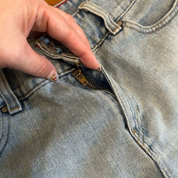 Tommy‎ Hilfiger vintage women's denim jean mom short size 8 double button - Picture 5 of 9